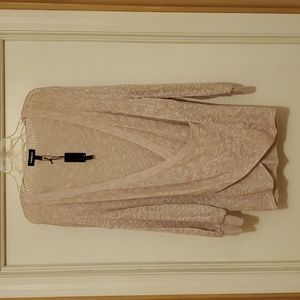 New, Express Double-cross front Sweater, Large, Rose
